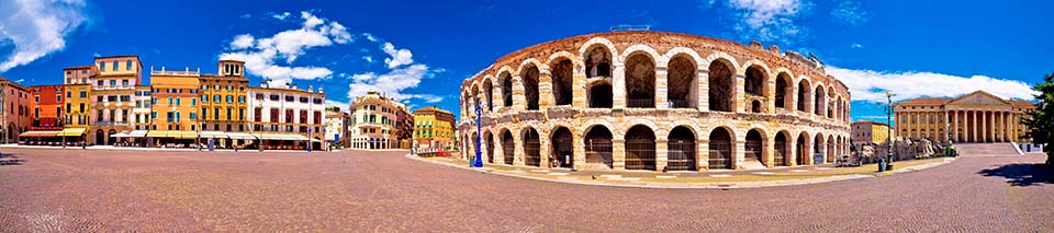 panoramic view of the city of Verona
