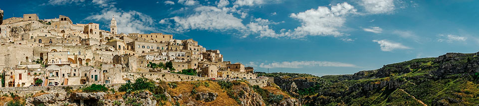 Panoramica della città di Matera