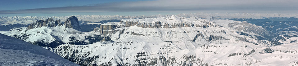 panoramica di Sella Ronda