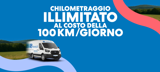 Immagine di un furgone di tipologia "passo lungo"